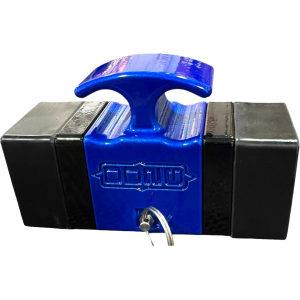 DD26 Fishing Single Ram Motor Tote Transom Saver Blue