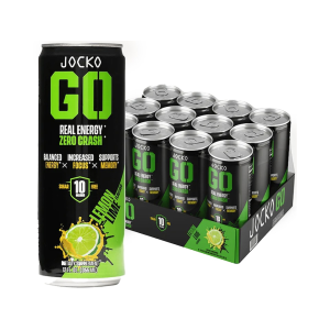 Jocko Fuel GO Energy Drink Lemon Lime 12oz Can 12PK