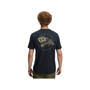 Under Armour Men's Freedom Service Short Sleeve T Shirt Anthracite/Marine OD Green Large