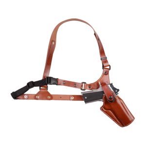 Galco Great Alaskan Chest Holster Right Hand Glock 20, 21 Leather Tan