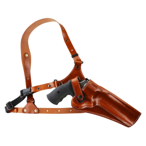 Galco Great Alaskan Chest Holster Right Hand S&W Governor 2.75", Taurus Judge, Public Defender Leather Tan - Galco