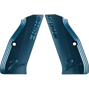 CZ Pistol Grip for Shadow 2 Long Aluminum Blue
