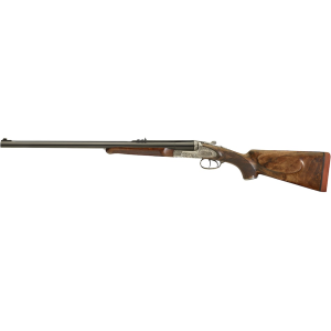 Sabatti Big Five Classic Safari EDL Side by Side Rifle 470 Nitro Express 24" Blued Barrel Engraved Stainless Frame Walnut Field Stock