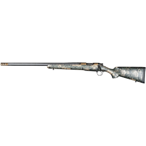 Christensen Arms Ridgeline FFT Bolt Action Rifle 300 Winchester Magnum 22" Left Hand Carbon Fiber Threaded Barrel Stainless Frame Green and Black/Tan Field Stock