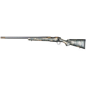 Christensen Arms Ridgeline FFT Bolt Action Rifle 6.5 PRC 20" Left Hand Carbon Fiber Threaded Barrel Stainless Frame Green and Black/Tan Field Stock