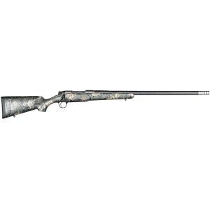 Christensen Arms Ridgeline FFT Bolt Action Rifle 6.5 PRC 20" Carbon Fiber Threaded Barrel Stainless Frame Green and Black/Tan Field Stock