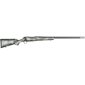 Christensen Arms Ridgeline FFT Bolt Action Rifle 22-250 Remington 20" Carbon Fiber Threaded Barrel Stainless Frame Green and Black/Tan Field Stock