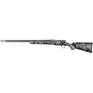 Christensen Arms Ridgeline FFT Bolt Action Rifle 6.5 Creedmoor 20" Left Hand Carbon Fiber Threaded Barrel Stainless Frame Black/Gray Field Stock