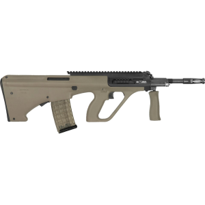 Steyr AUG A3 M1 OEM Semi Automatic Rifle 5.56x45mm NATO 16" Black Threaded Barrel Black Frame Brown Bullpup Stock