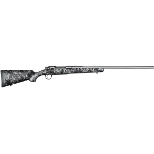 Christensen Arms Mesa FFT Bolt Action Rifle 28 Nosler 22" Tungsten Cerakote Threaded Barrel Tungsten Cerakote Frame Black/Gray Field Stock