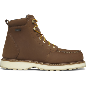 Danner Men's Cedar River Moc Toe 6" Waterproof Work Boots Leather Brown 14 EE