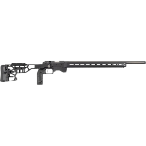CZ 457 Chassis MTR Bolt Action Rifle 22 Long Rifle 24" Black Threaded Barrel Black Frame Black Skeleton Stock