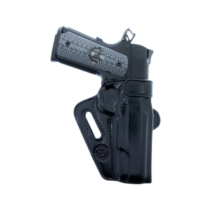 Galco Thunderclap Outside the Waistband Holster Right Hand Glock 19, 19X, 23, 32, 45 Leather Black - Galco