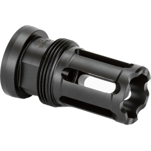 Griffin Armament Taper Mount Closed Tine Flash Hider Suppressor Mount 5.56mm 1/2"-28 Thread Steel Black