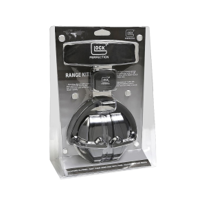 Glock Shooting Glasses and Ear Plugs Combo Clear