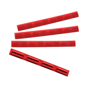 ERGO WedgeLok M-LOK Slot Cover Polymer Red 4PK