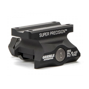 Geissele Super Precision Trijicon MRO Sight Mount Picatinny Lower 1/3 Co-Witness 7075-T6 Aluminum Black
