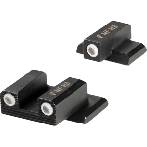 Night Fision Night Sight Set for Smith & Wesson Bodyguard 2.0 White Front/Rear