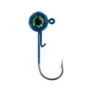 ACC Crappie Stix Big Eye 1/24oz Round Ball Jighead Blue