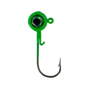 ACC Crappie Stix Big Eye 1/24oz Round Ball Jighead Green