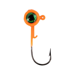 ACC Crappie Stix Big Eye 1/24oz Round Ball Jighead Orange