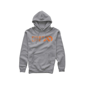 First Lite Men's Horizontal Logo Hoodie Gray Heather Medium