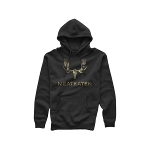 MeatEater Men's Camo Forks Hoodie Black 2XL