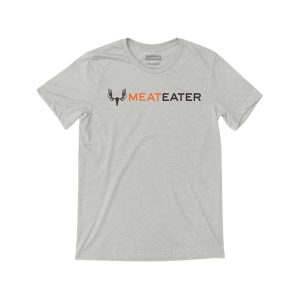 MeatEater Men's Classic Logo Short Sleeve Crew Neck T Shirt Off White Large