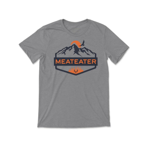 MeatEater Men's Soar Above Short Sleeve Crew Neck T Shirt Gray Heather Large