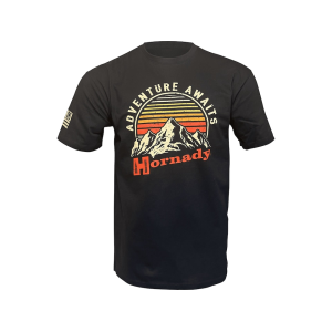 Hornady Men's Mountain Adventure Short Sleeve Crew Neck T Shirt Black Medium
