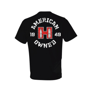 Hornady Men's American Owned Short Sleeve Crew Neck T Shirt Black Large