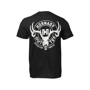 Hornady Men's Ten Point Short Sleeve Crew Neck T Shirt Black Medium