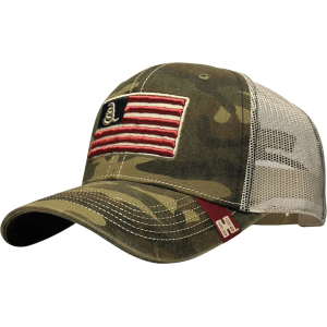 Hornady Men's Gadsden Flag H Trucker Hat Camo One Size Fits Most