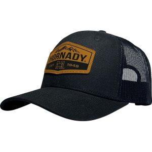 Hornady Men's Mtn Patch Trucker Hat Black One Size Fits Most