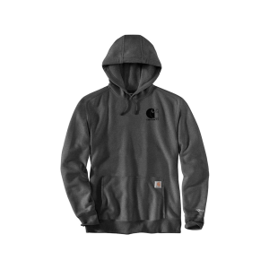 Carhartt Men's Force Relaxed Fit Lightweight Logo Hoodie Carbon Heather 3XL