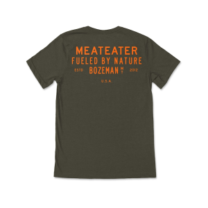 MeatEater Men's BZN Seal 2.0 Short Sleeve Crew Neck T Shirt Army Large