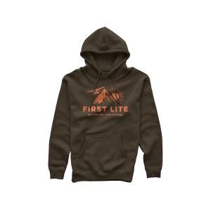 First Lite Men's At First Lite 2.0 Hoodie Brown Large