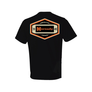 Hornady Men's Hi Via AO Short Sleeve Crew Neck T Shirt Black 3XL