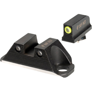Night Fision Optics Ready Night Sight Set for Glock 19, 45, 47, 48 Yellow Front