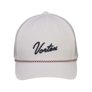 Vortex Optics Men's Script Logo Rope Hat White One Size Fits Most