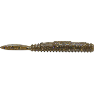Rapala Crush City Salted NedRoll 3.25" Worm Green Pumpkin Goby