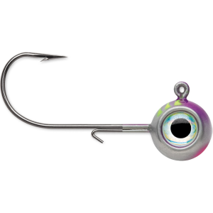 VMC Neon Moon Eye 1/32oz Round Ball Jighead Voodoo Haze