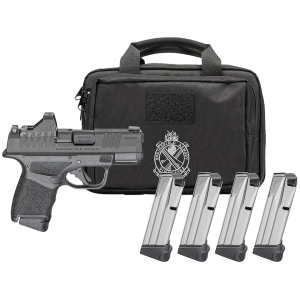 Springfield Armory Hellcat OSP California Compliant Gear Pac 9mm Luger Pistol 3" Barrel 10+1 Round Melonite Slide Black Grip Black Frame Red Dot