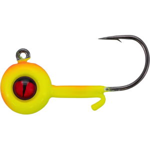 Northland Tungsten Panfish 1/8oz Round Ball Jighead #4 Super-Glo Sunrise