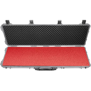 Eylar Hard Rifle Case with Ragar XP Crosslinked Red Foam Insert 53" Gray