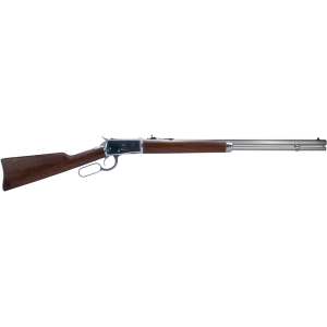 Heritage Manufacturing Inc. 92 Octagon Lever Action Rifle 44 Remington Magnum 24" Stainless Barrel Stainless Frame Wood Straight Grip Stock