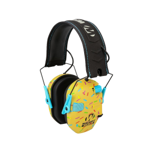 Walker's Razor Slim Low Profile Electronic Ear Muffs Golden Brown Sprinkles
