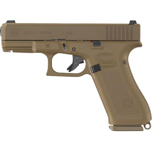 Glock 19X V 9mm Luger Pistol 4.01" Barrel 10+1 Round Coyote Brown