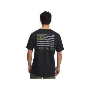 Under Armour Men's Freedom Banner Short Sleeve T Shirt Black/Marine OD Green XL