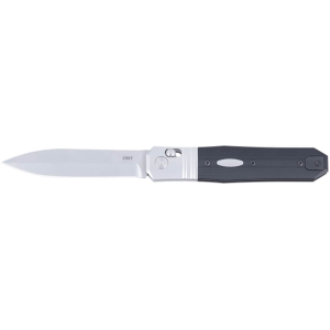 CRKT Redemption Pocket Knife 4.06" Spear Point CPM MagnaCut Stonewashed Blade G-10 Handle Black